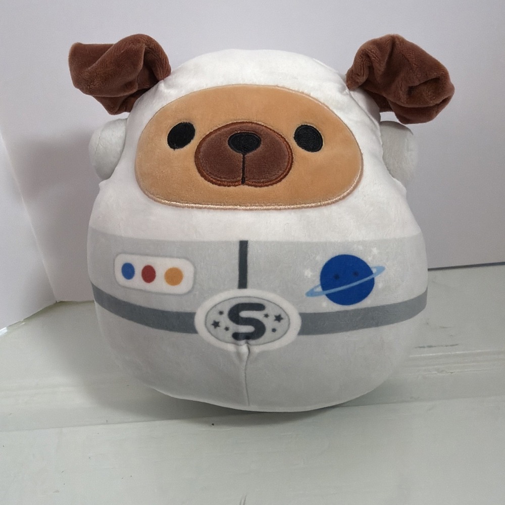 Squishmallows 8" Daryl the Astronaut Dog 2021 Space Squad Kelly Toys Clean
